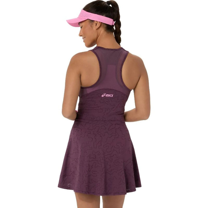 Vestido Asics Match Jacquard Granate Oscuro