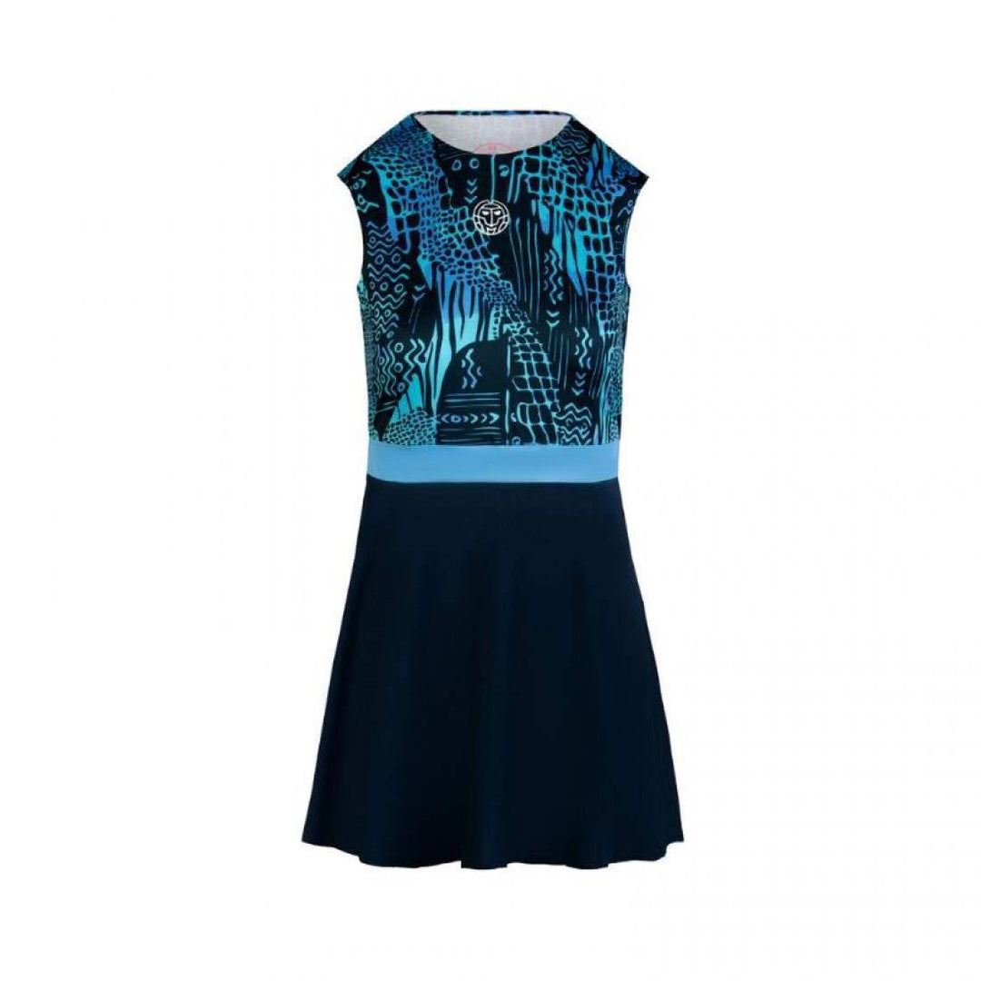 Vestido Bidi Badu Tuelo Azul Oscuro Agua | BIDI BADU