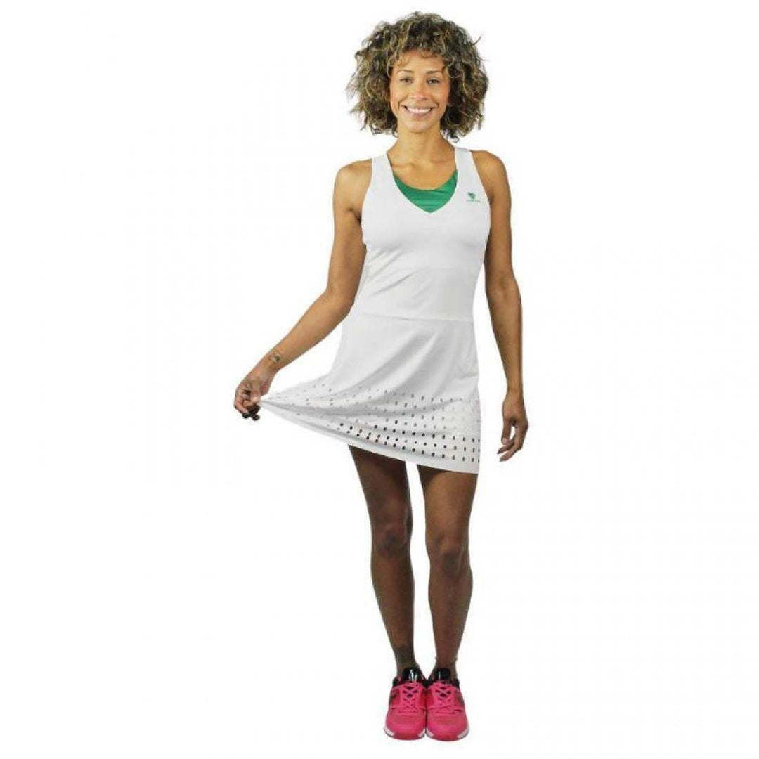 Vestido Cartri Menfis Blanco Verde | Cartri