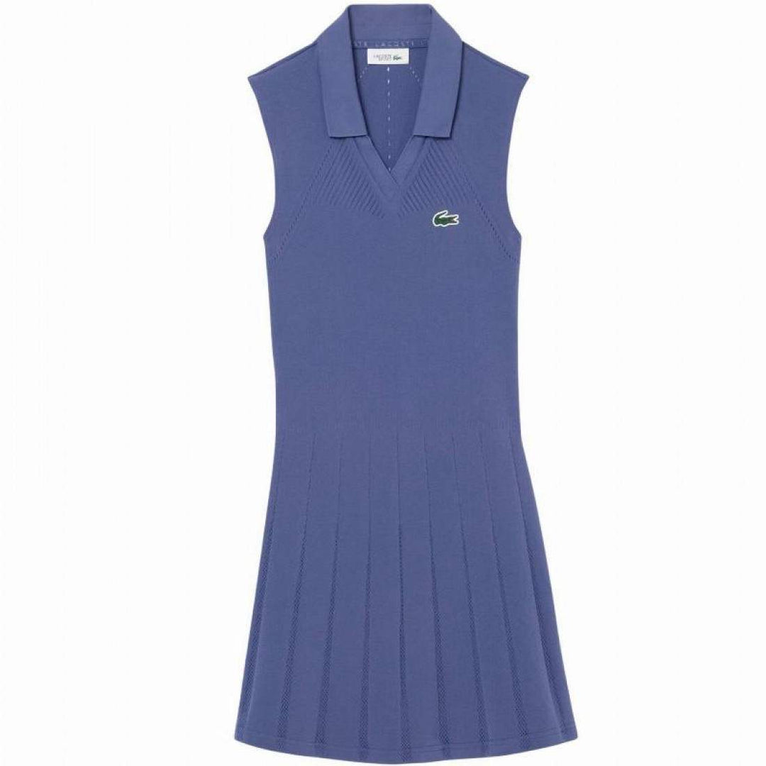Vestido Lacoste Tenis Violeta Azul Claro