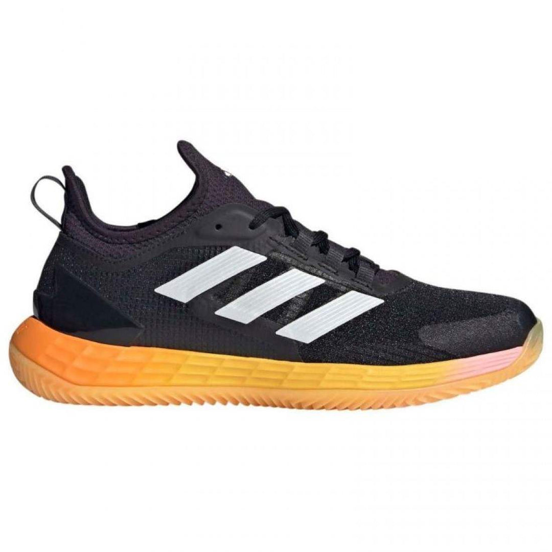Zapatillas Adidas Adizero Ubersonic 4.1 Clay Negro Plata Naranja Mujer | Adidas