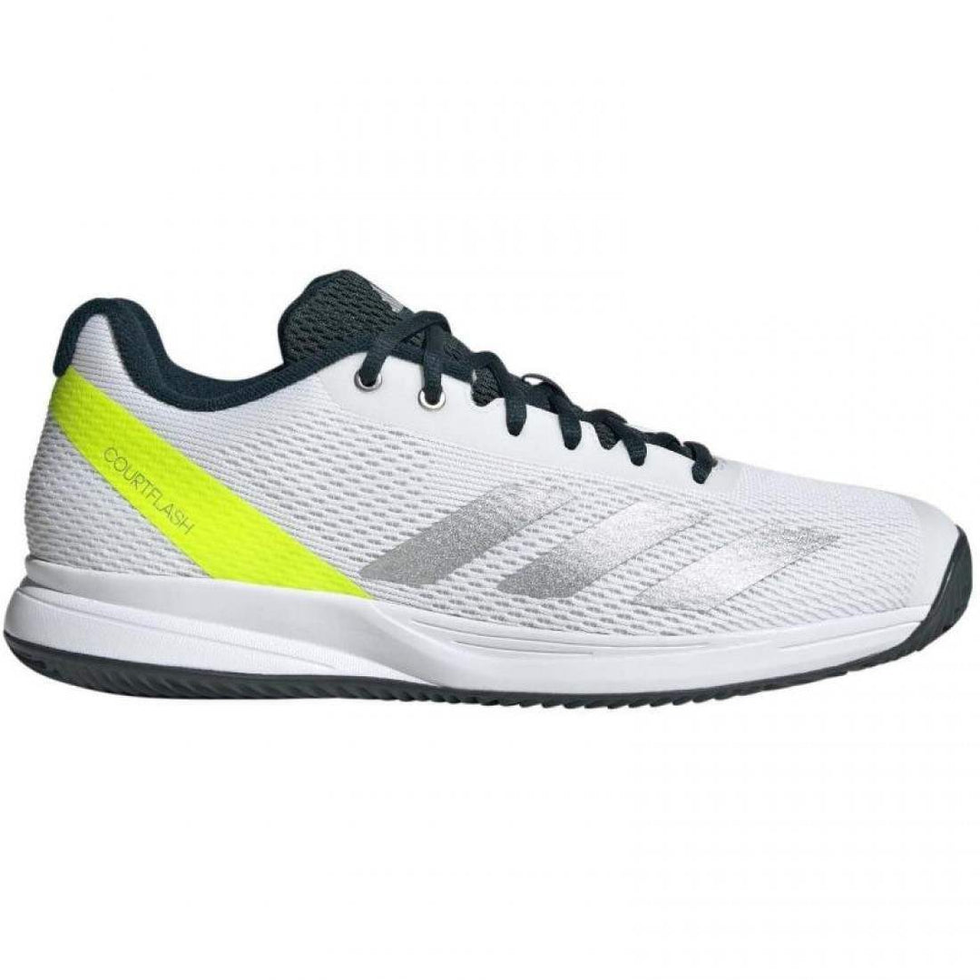 Zapatillas Adidas Courtflash Speed 2 Blanco Plata Limon