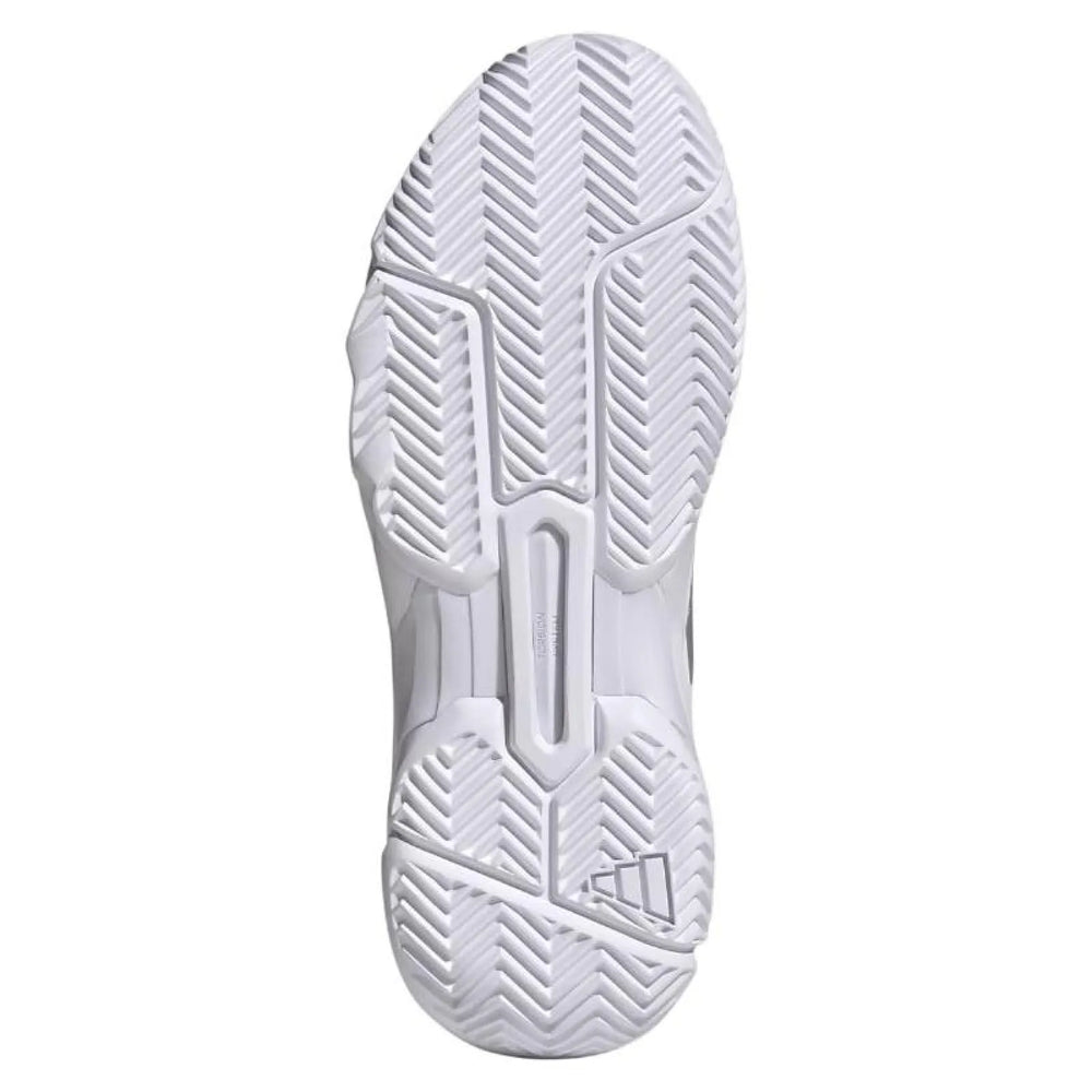 Zapatillas de Padel Adidas CourtJam Control 3 Blanco Plata Mujer