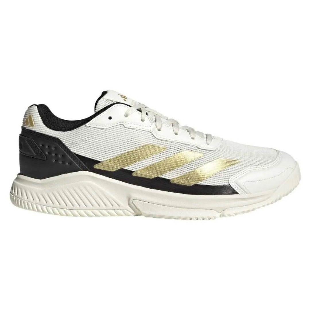 Zapatillas de Padel Adidas Courtquick Padel Blanco Oro Negro