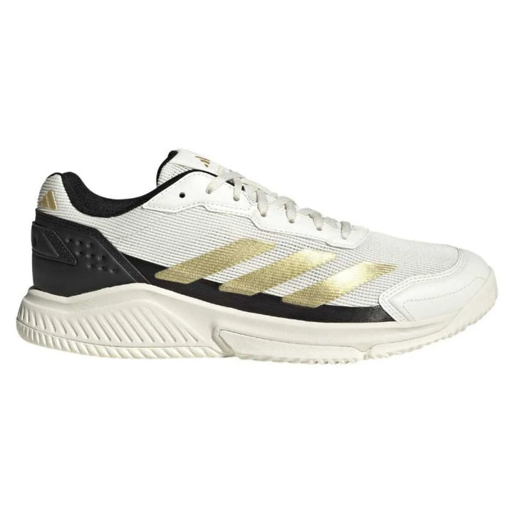 Zapatillas de Padel Adidas Courtquick Padel Blanco Oro Negro