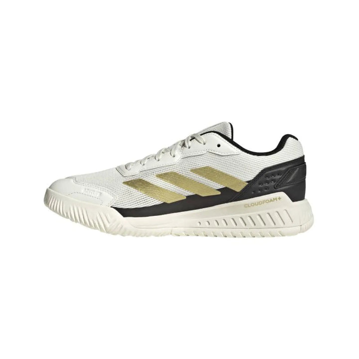 Zapatillas de Padel Adidas Courtquick Padel Blanco Oro Negro