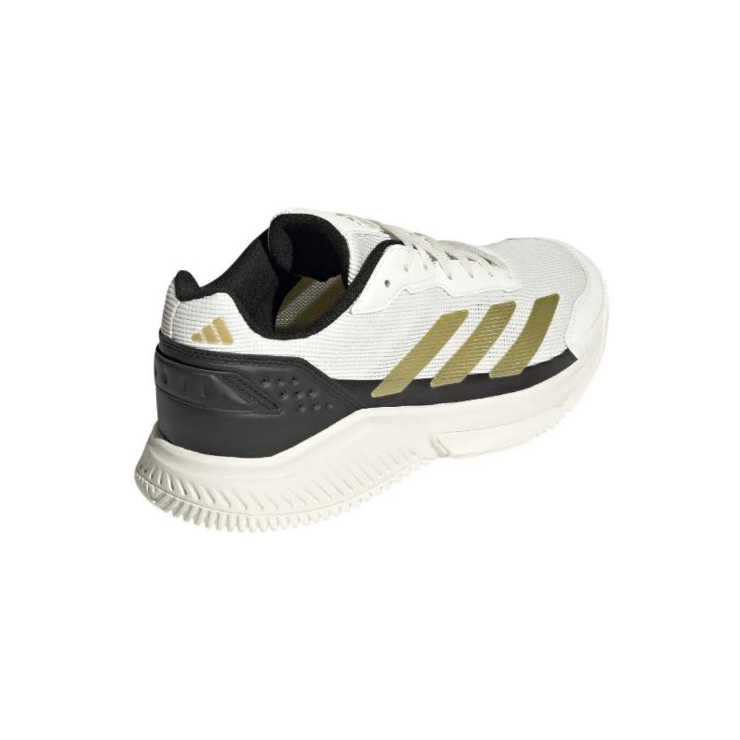 Zapatillas de Padel Adidas Courtquick Padel Blanco Oro Negro