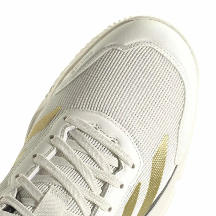 Zapatillas de Padel Adidas Courtquick Padel Blanco Oro Negro