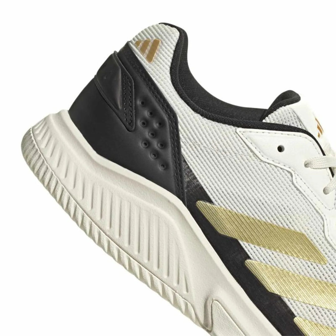 Zapatillas de Padel Adidas Courtquick Padel Blanco Oro Negro