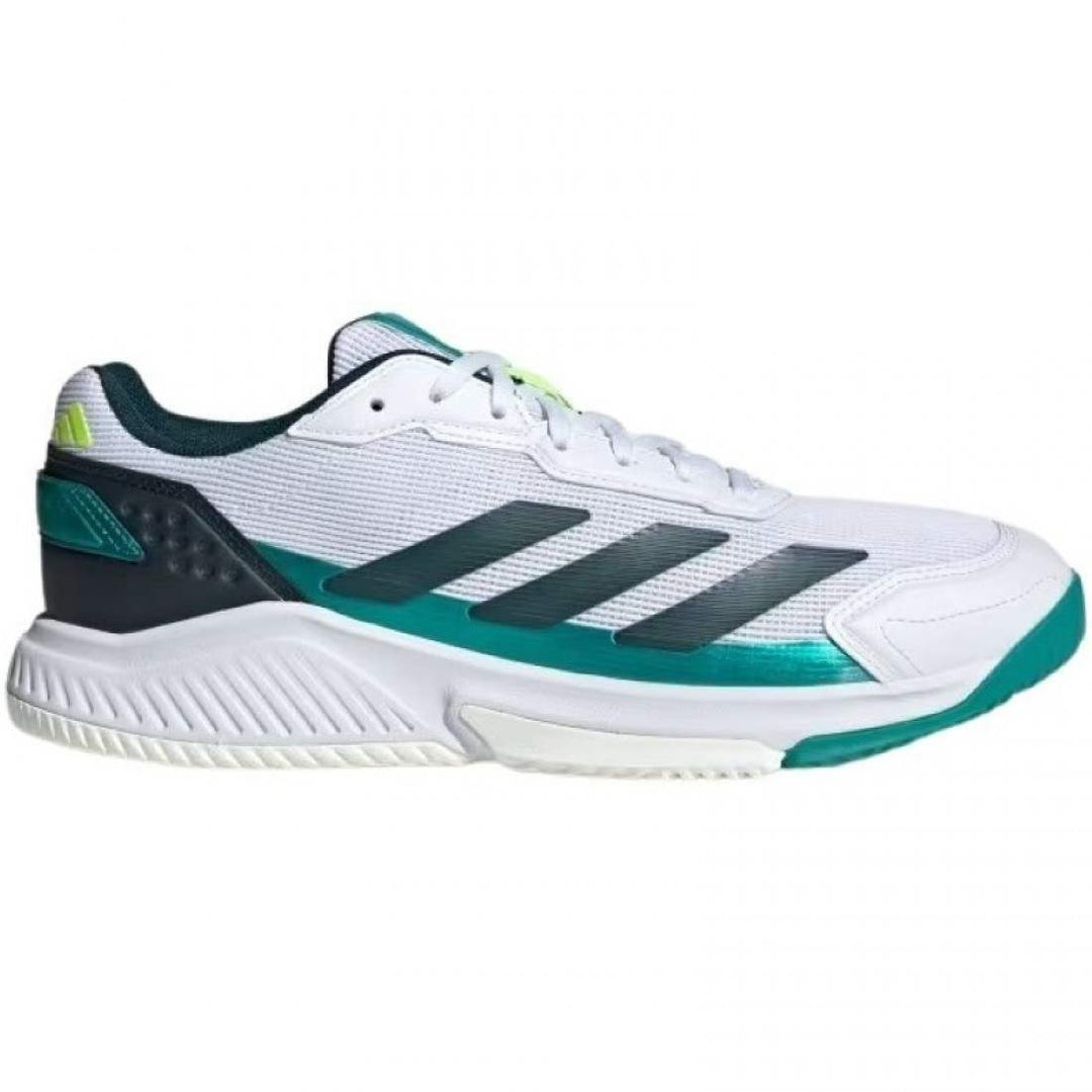 Zapatillas Adidas Courtquick Padel Blanco Verde
