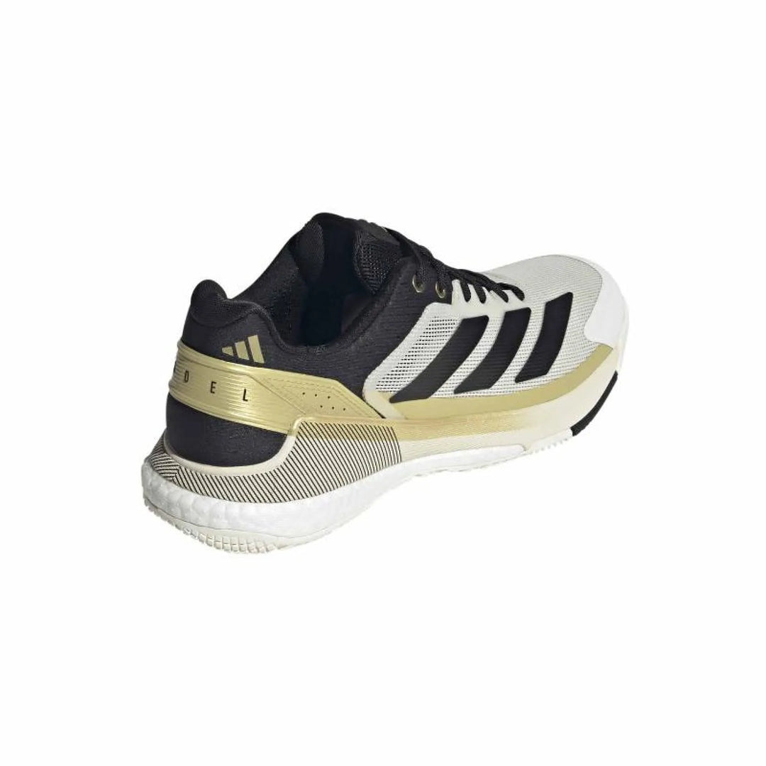 Zapatillas de Padel Adidas Crazyquick Boost Padel Blanco Negro Oro
