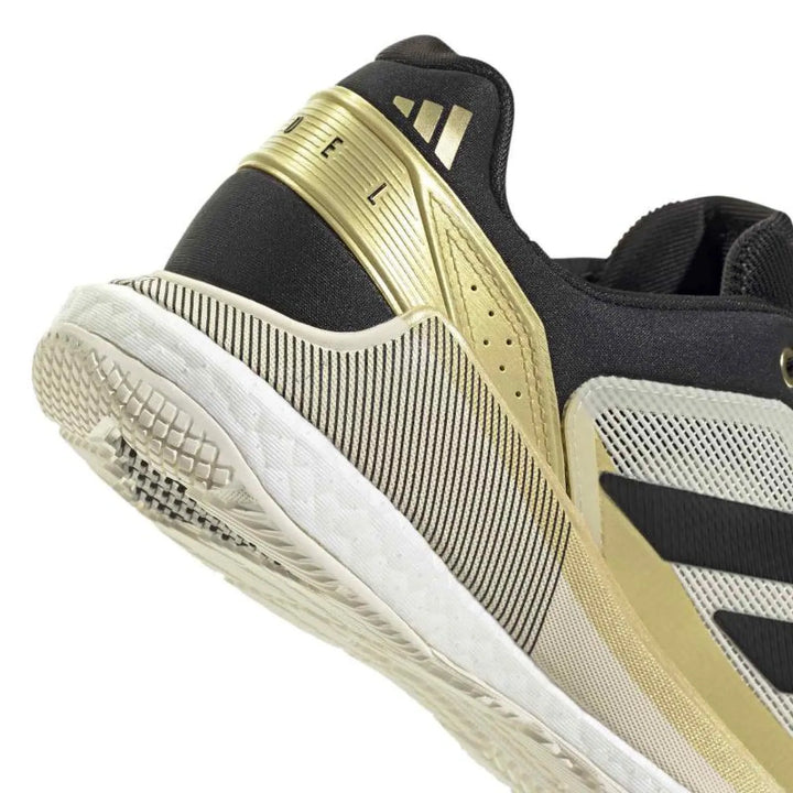 Zapatillas de Padel Adidas Crazyquick Boost Padel Blanco Negro Oro