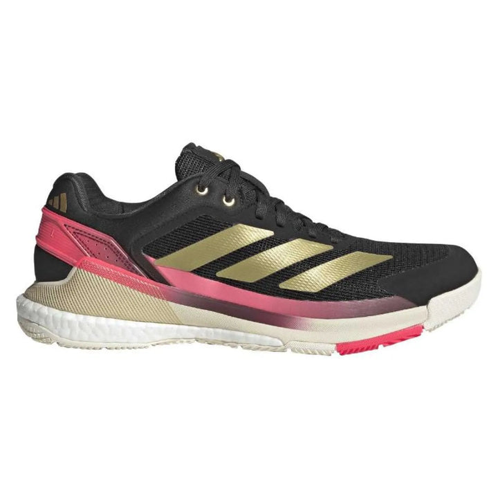 Zapatillas de Padel Adidas Crazyquick Boost Padel Negro Oro Rosa