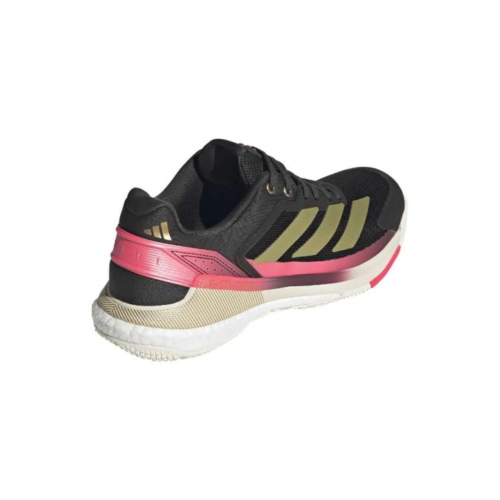 Zapatillas de Padel Adidas Crazyquick Boost Padel Negro Oro Rosa