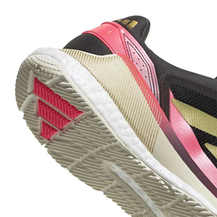 Zapatillas de Padel Adidas Crazyquick Boost Padel Negro Oro Rosa