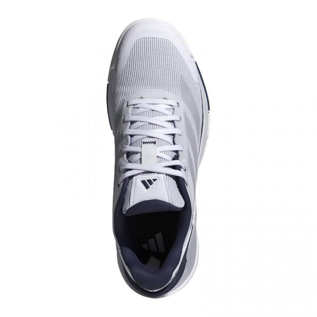 Scarpe Adidas Crazyquick LS Padel Bianco Blu Grigio