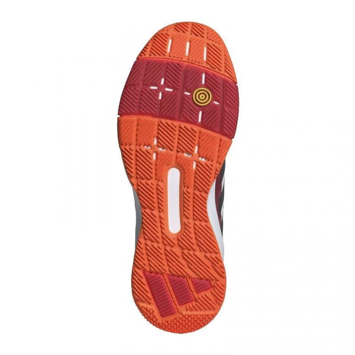 Scarpe Adidas Crazyquick LS Padel Bianco Rosso Arancione