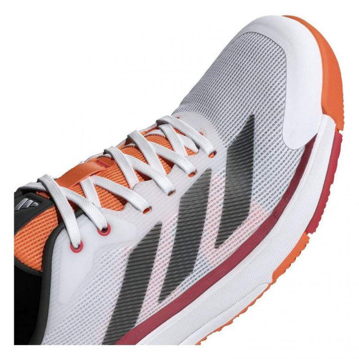 Scarpe Adidas Crazyquick LS Padel Bianco Rosso Arancione