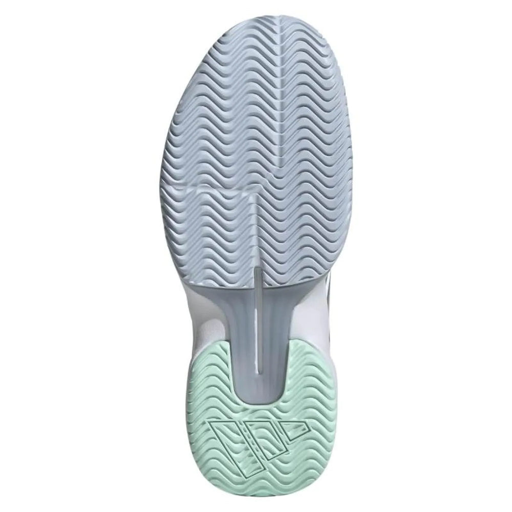 Zapatillas de Padel Adidas GameCourt 3 Blanco Plata Mujer