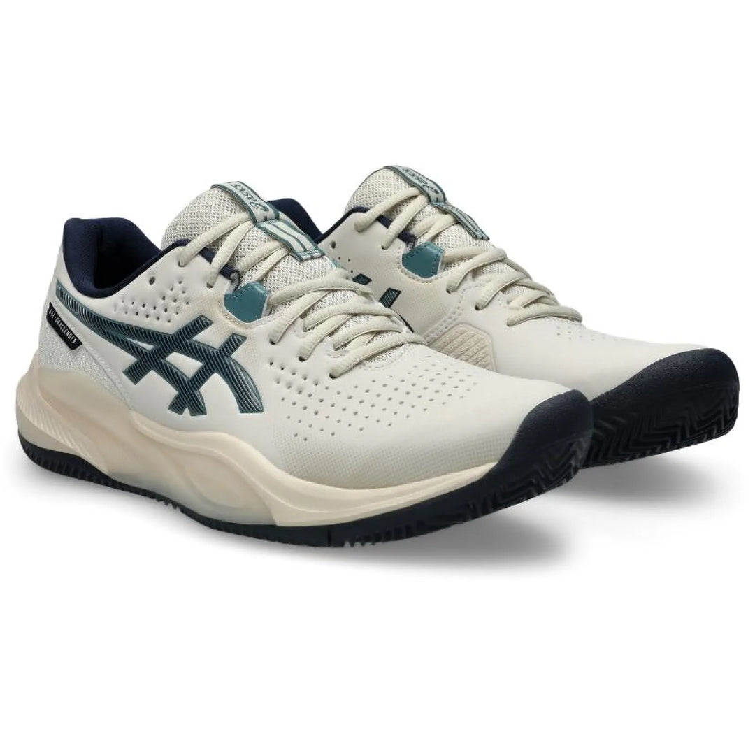 Zapatillas Asics Gel Challenger 15 Clay Beige Azul Oscuro