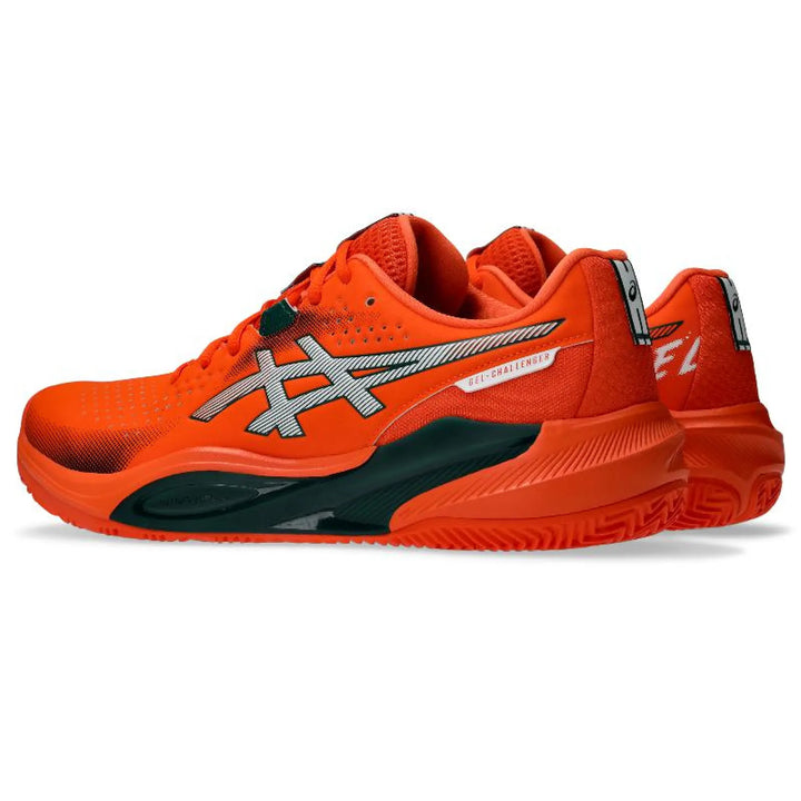 Zapatillas Asics Gel Challenger 15 Padel Naranja Verde