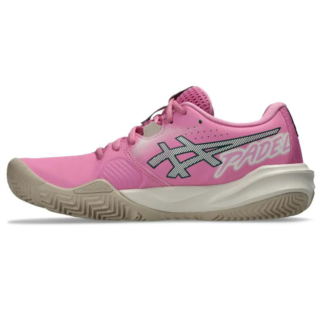 Zapatillas Asics Gel Challenger 15 Padel Rosa Chicle Beige Mujer