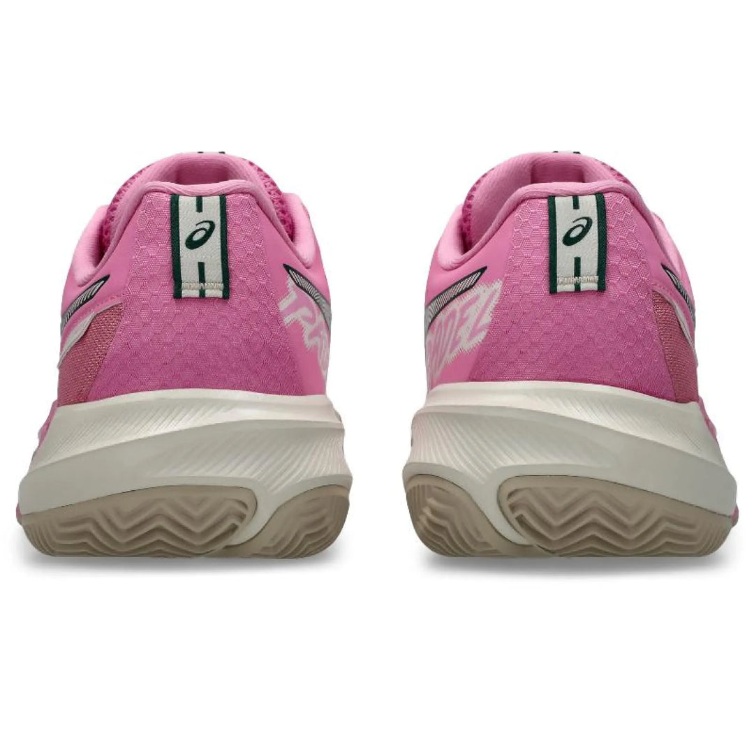 Zapatillas Asics Gel Challenger 15 Padel Rosa Chicle Beige Mujer