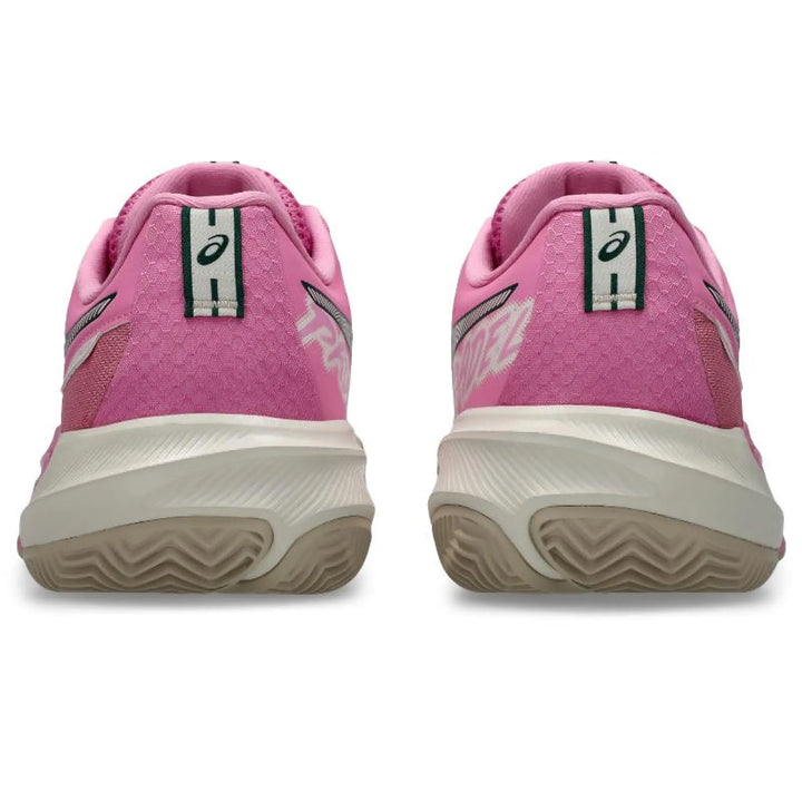 Zapatillas Asics Gel Challenger 15 Padel Rosa Chicle Beige Mujer