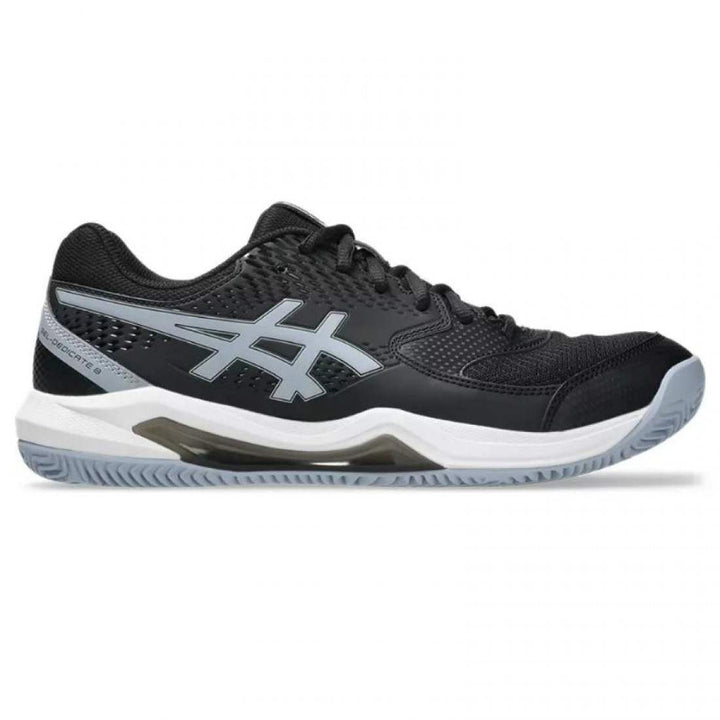 Padel Shoes Asics Gel Dedicate 8 Clay Black Grey Blue