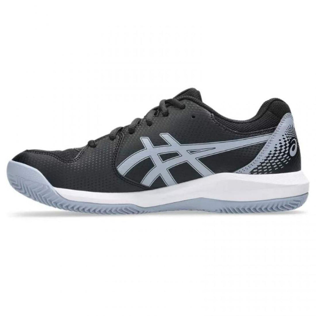 Padel Shoes Asics Gel Dedicate 8 Clay Black Grey Blue