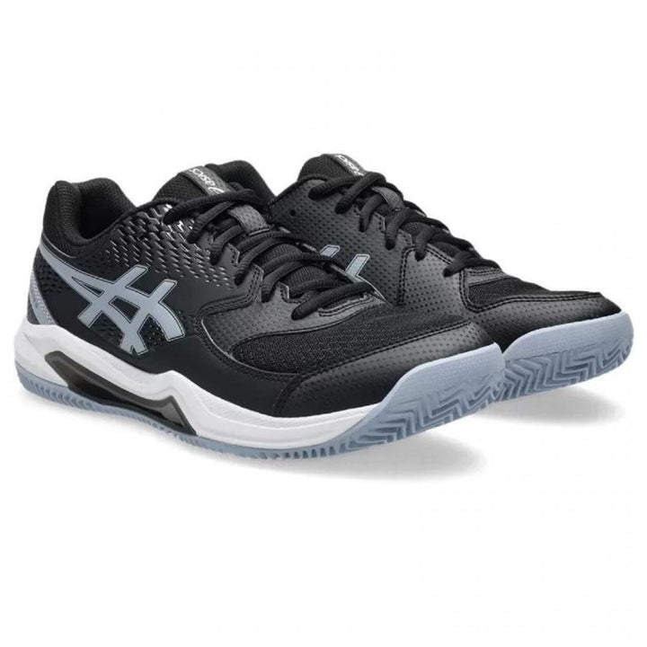 Padel Shoes Asics Gel Dedicate 8 Clay Black Grey Blue
