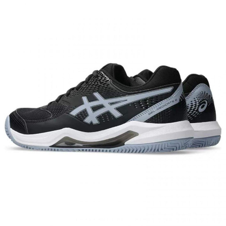 Padel Shoes Asics Gel Dedicate 8 Clay Black Grey Blue