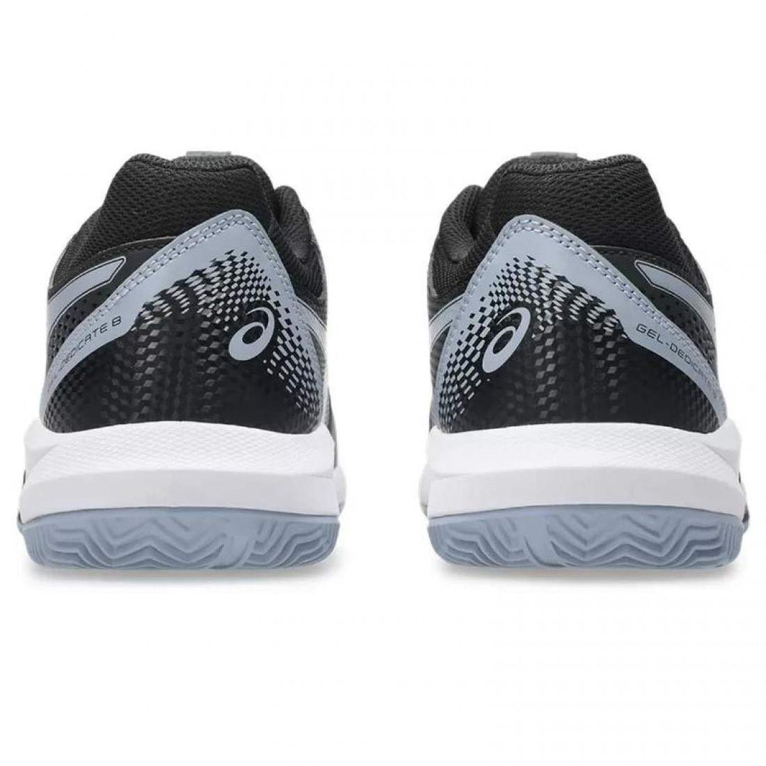 Padel Shoes Asics Gel Dedicate 8 Clay Black Grey Blue