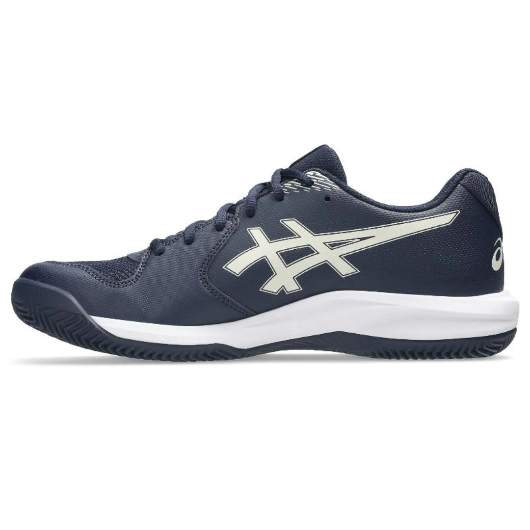 Zapatillas de Padel Asics Gel Dedicate 9 Clay Azul Oscuro Beige
