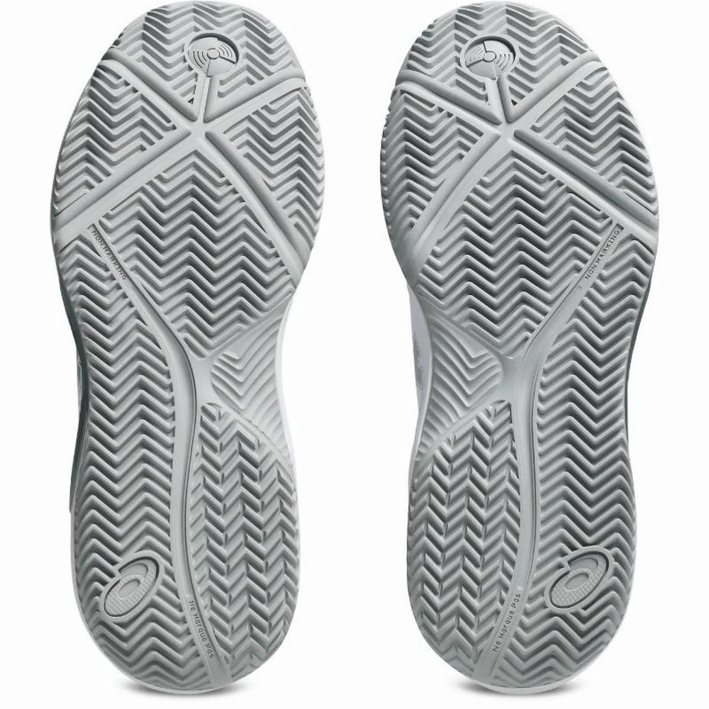 Zapatillas Asics Gel Dedicate 9 Padel Blanco Gris Mujer