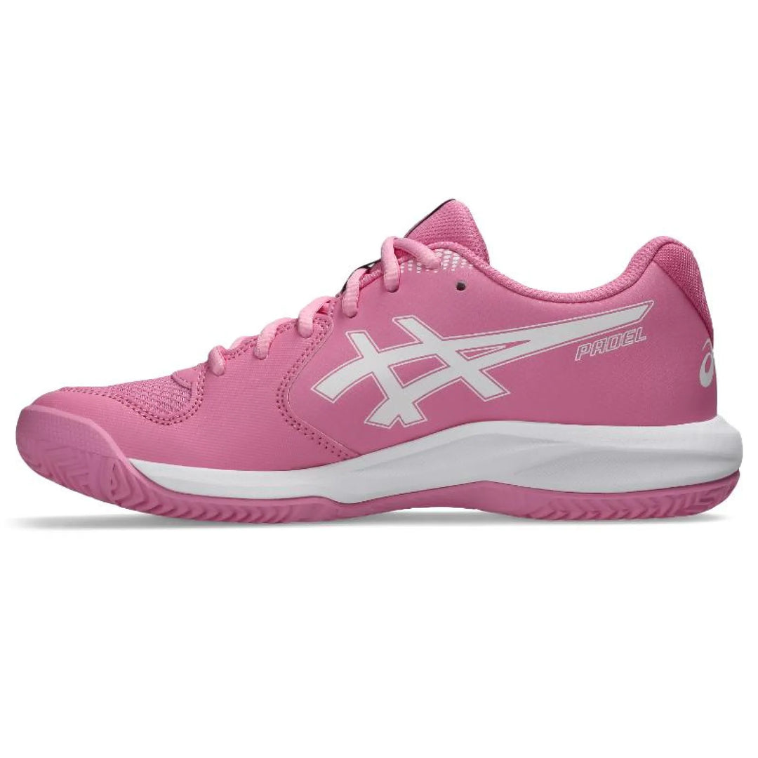 Zapatillas de Padel Asics Gel Dedicate 9 Padel Rosa Chicle Blanco Mujer