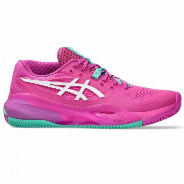 Zapatillas de Padel Asics Gel Resolution X Clay Rosa Blanco