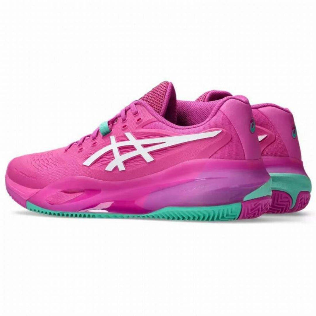 Zapatillas de Padel Asics Gel Resolution X Clay Rosa Blanco