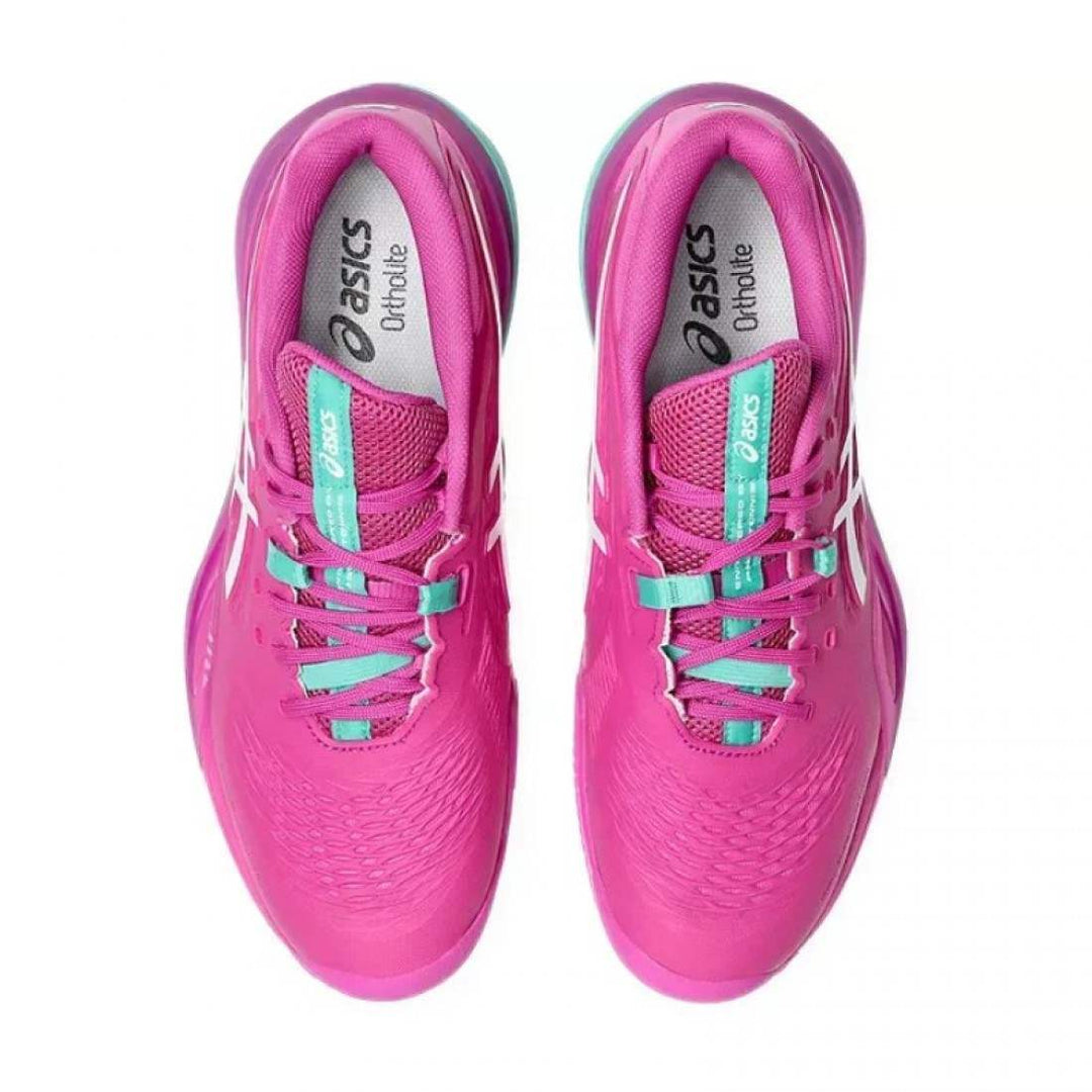 Zapatillas de Padel Asics Gel Resolution X Clay Rosa Blanco