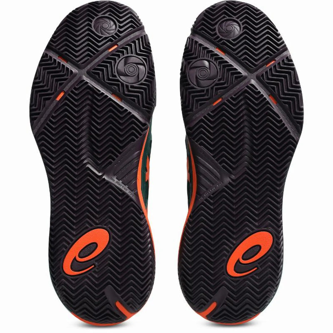 Zapatillas de Padel Asics Gel Resolution X Padel Verde Naranja
