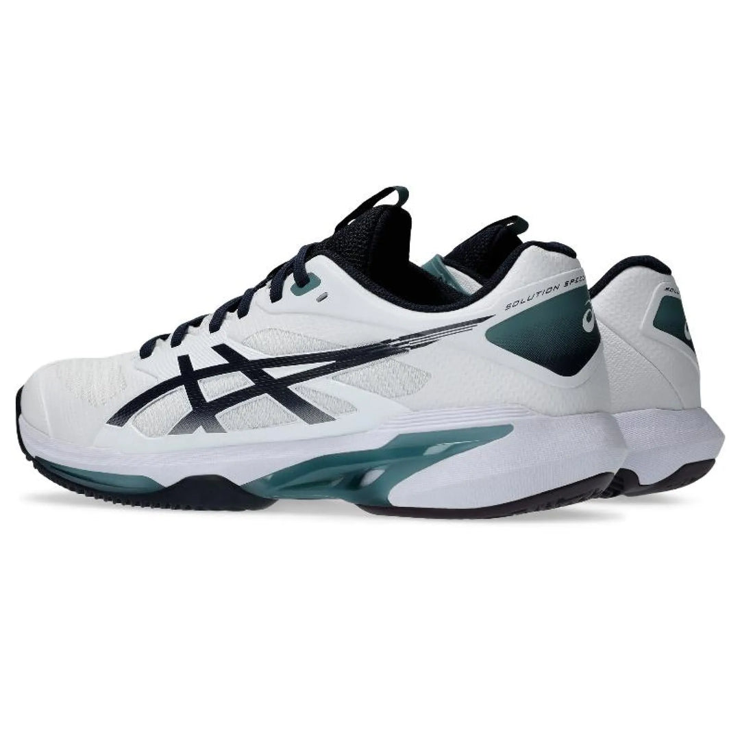 Zapatillas Asics Solution Speed FF 4 Clay Blanco Azul Oscuro