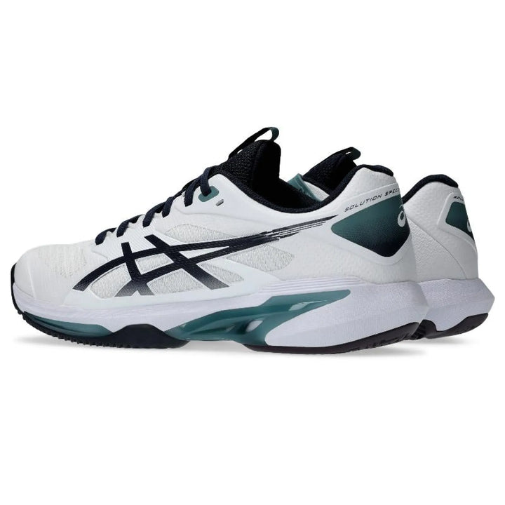 Zapatillas Asics Solution Speed FF 4 Clay Blanco Azul Oscuro