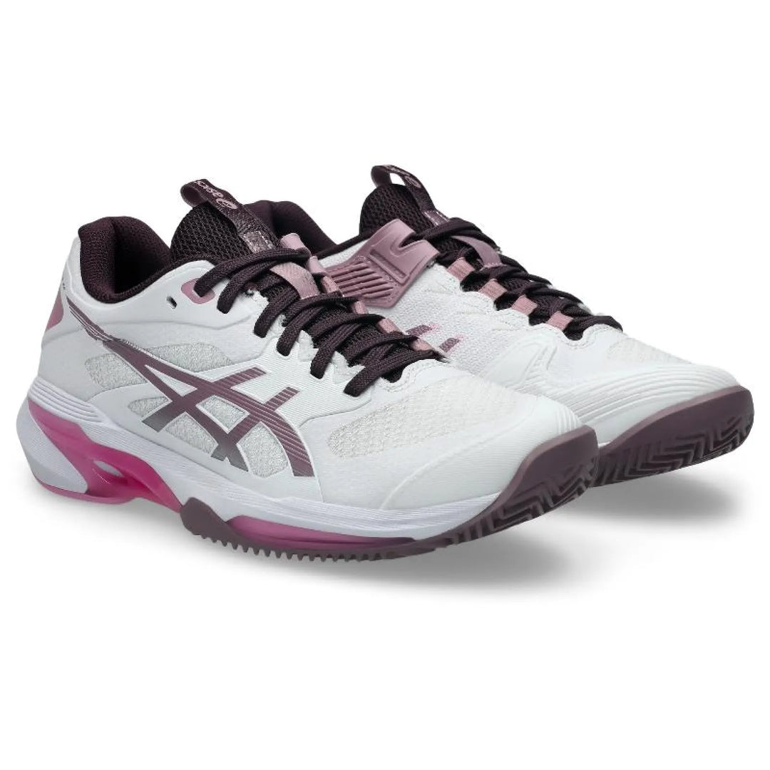 Zapatillas Asics Solution Speed FF 4 Clay Blanco Malva Mujer
