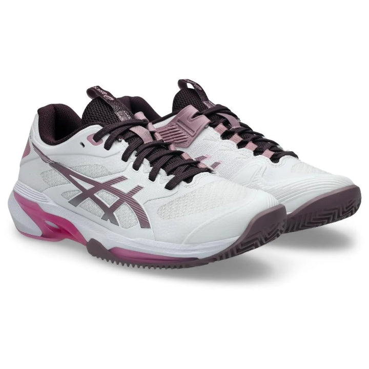 Zapatillas Asics Solution Speed FF 4 Clay Blanco Malva Mujer