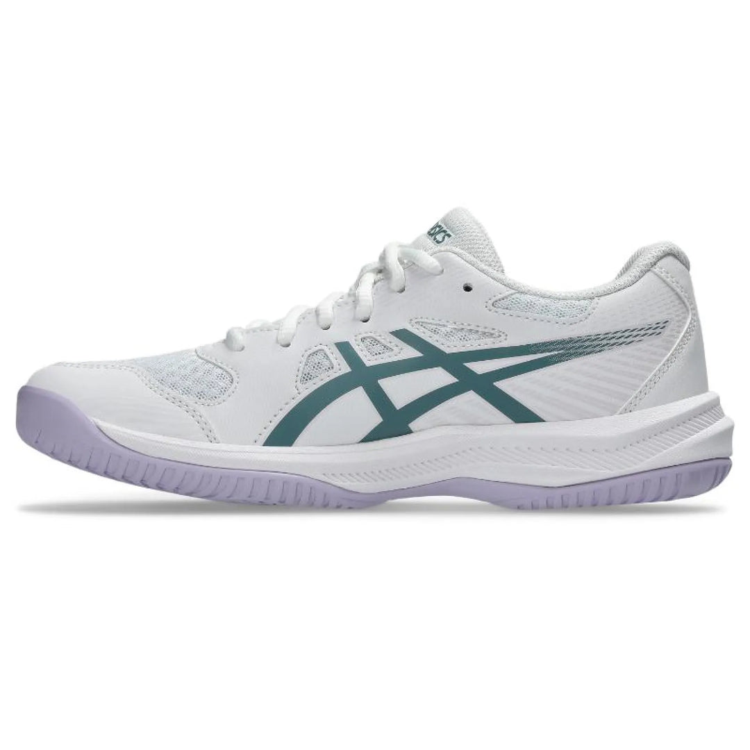 Zapatillas Asics Upcourt 6 Blanco Verde Mujer