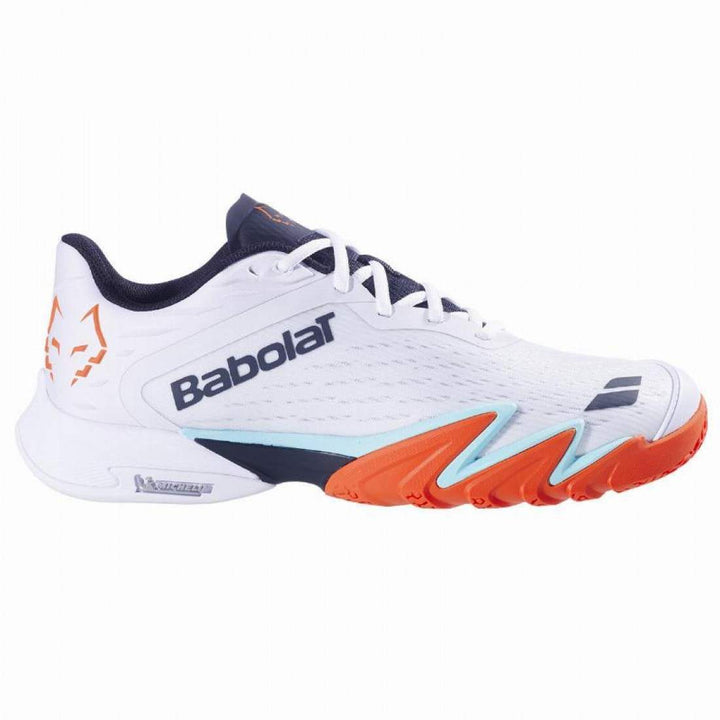 Zapatillas de Pádel de Pádel Babolat Juan Lebron Jet Premura 3 Blanco Naranja