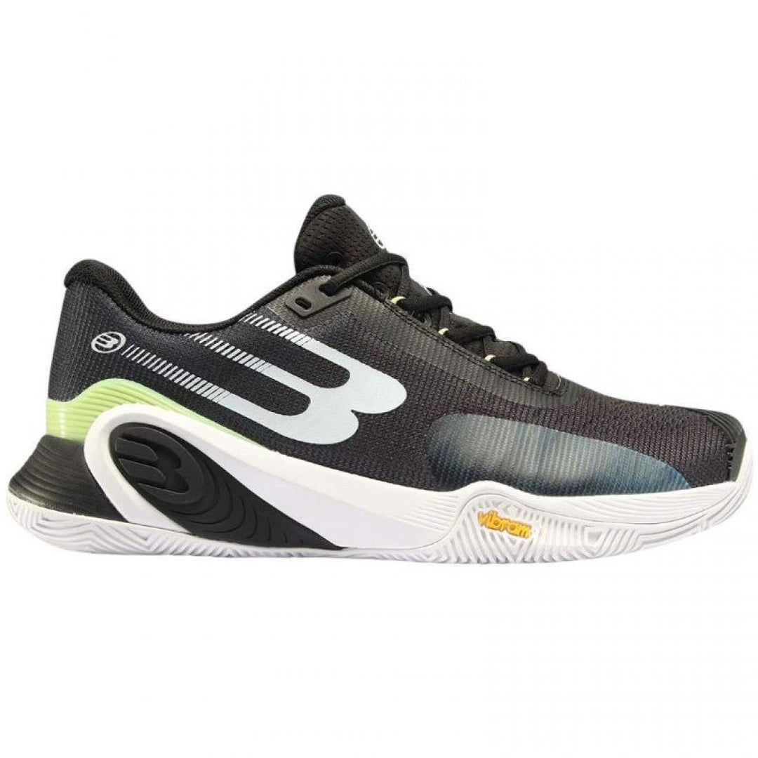 Zapatillas Bullpadel Paquito Navarro Hack Vibram 24I Negro Verde | Bullpadel