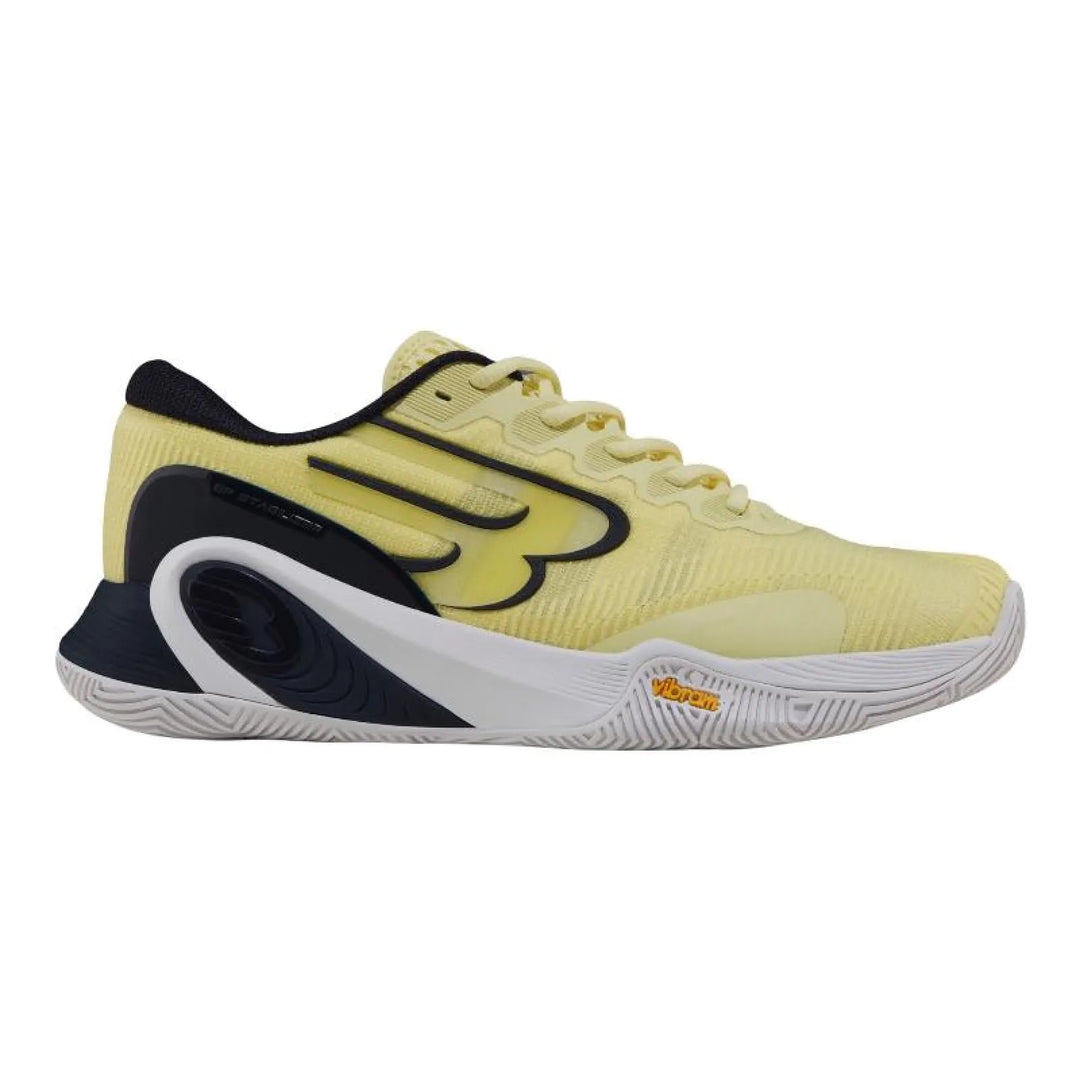 Zapatillas de Padel Bullpadel Paquito Navarro Hack Vibram 26I Amarillo
