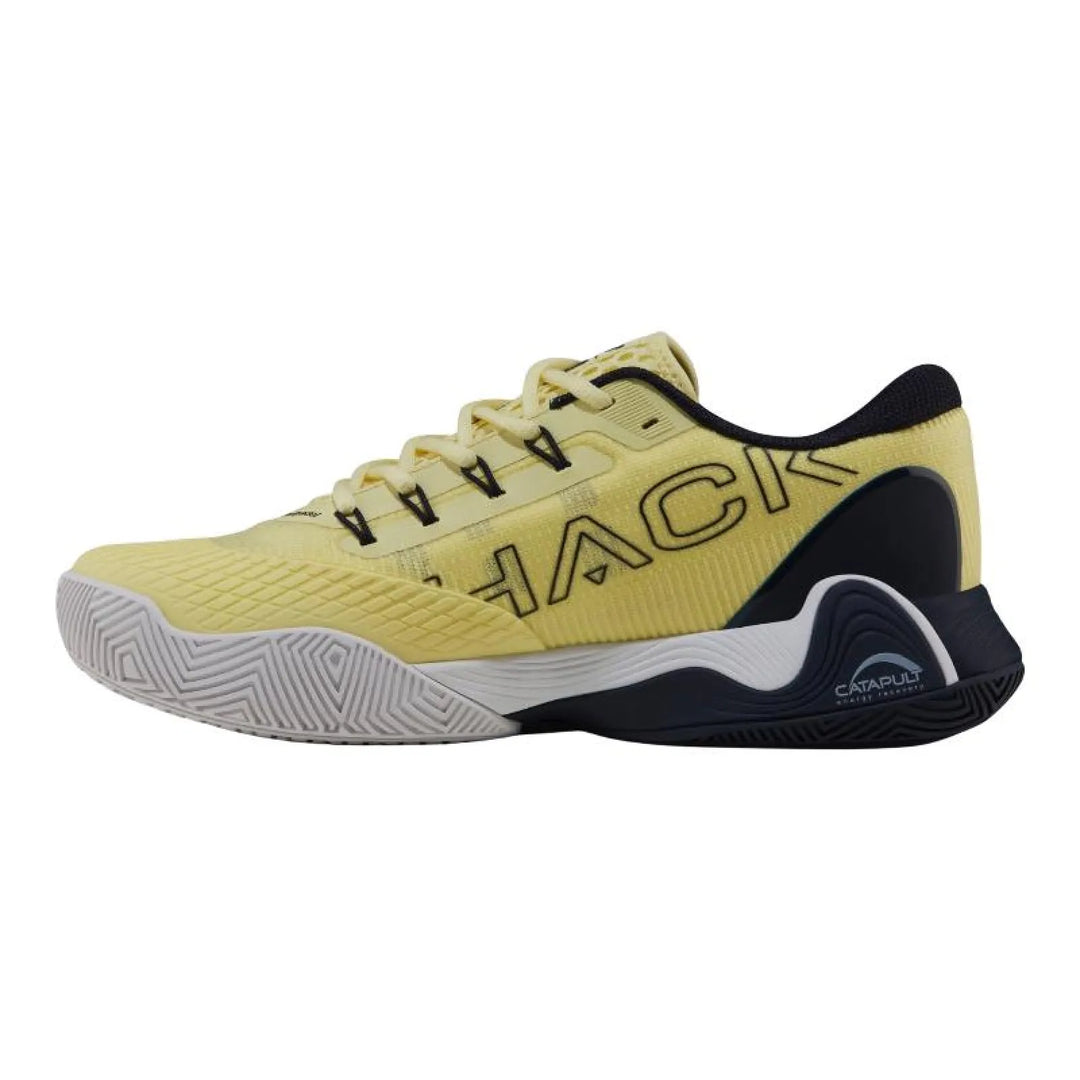 Zapatillas de Padel Bullpadel Paquito Navarro Hack Vibram 26I Amarillo