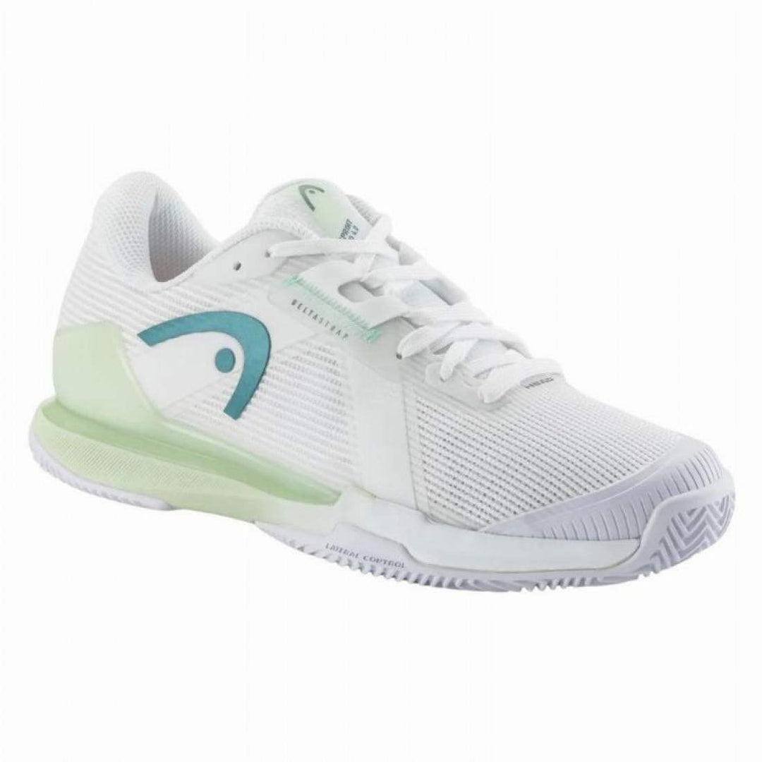 Zapatillas Head Sprint Pro 4.0 Clay Blanco Verde Claro Mujer